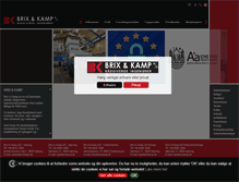 Tablet Screenshot of brixkamp.dk